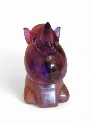 Colourful Resin Unicorn Ornament