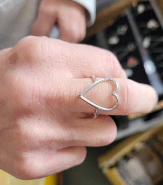 Sterling Silver Heart Ring