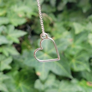 Sterling Silver Classic Heart Necklace