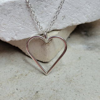 Sterling Silver Heart Necklace