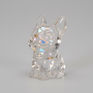 Rainbow Iridescent Resin French Bulldog Ornament