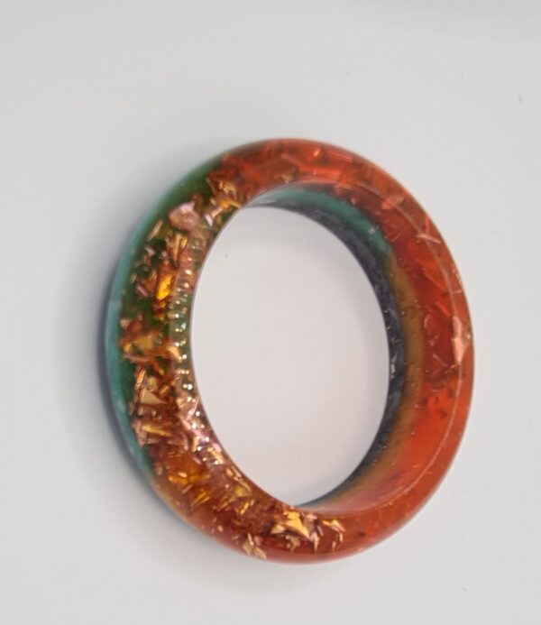 Chunky multi coloured bangle - Image 5