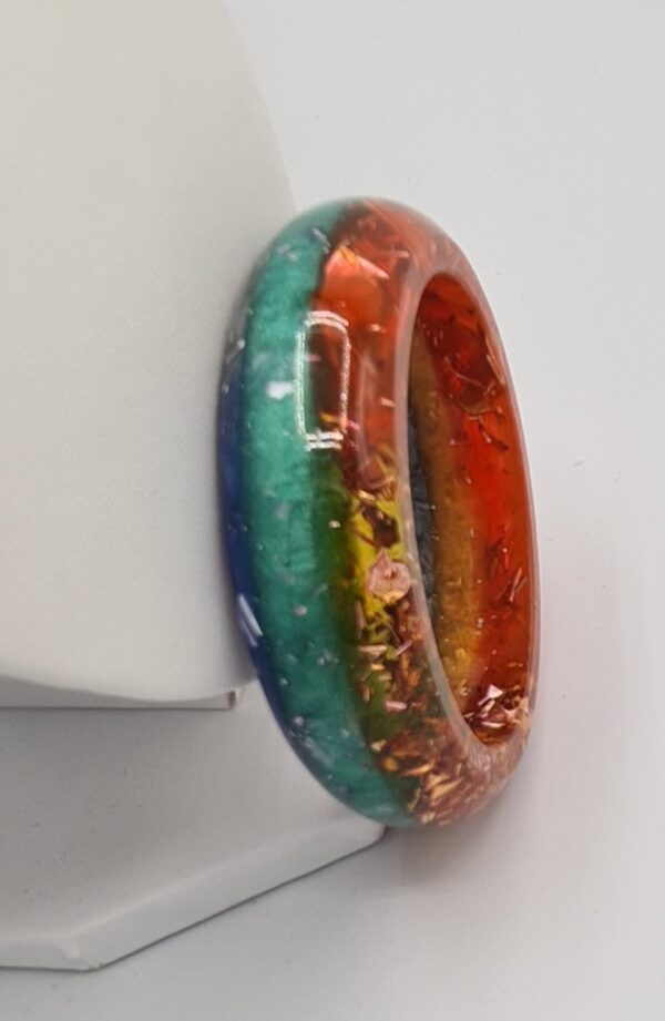 Chunky multi coloured bangle