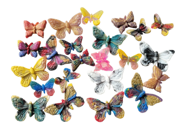 Pack of 4 Resin Butterflies