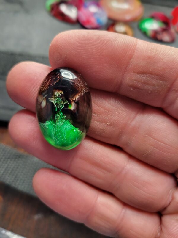 Resin Oval cabochons - Image 4